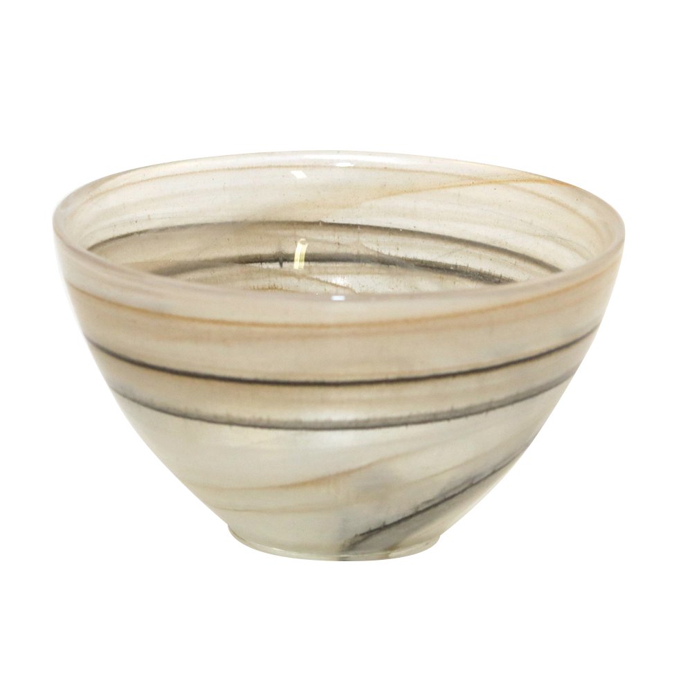 Sahara glass bowl 15x15x8.5cm - CozyVibe.eu